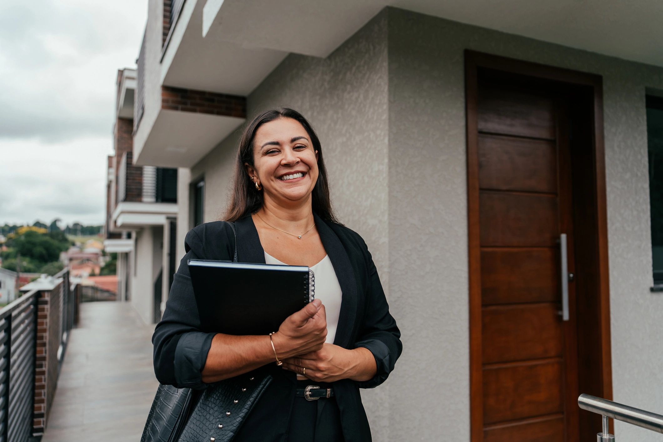 happy Orange County real estate agent